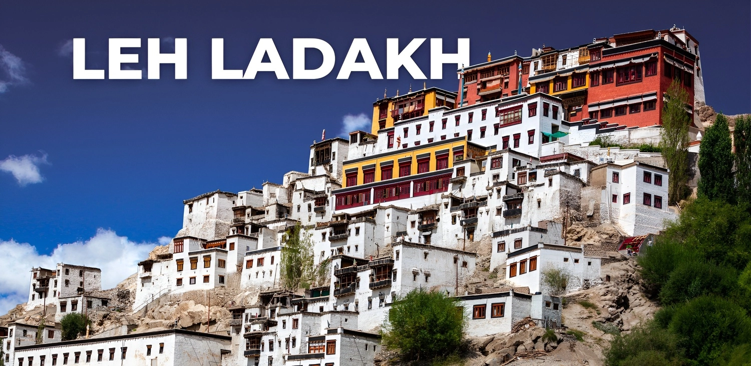 Explore scenic Leh Ladakh mountain town