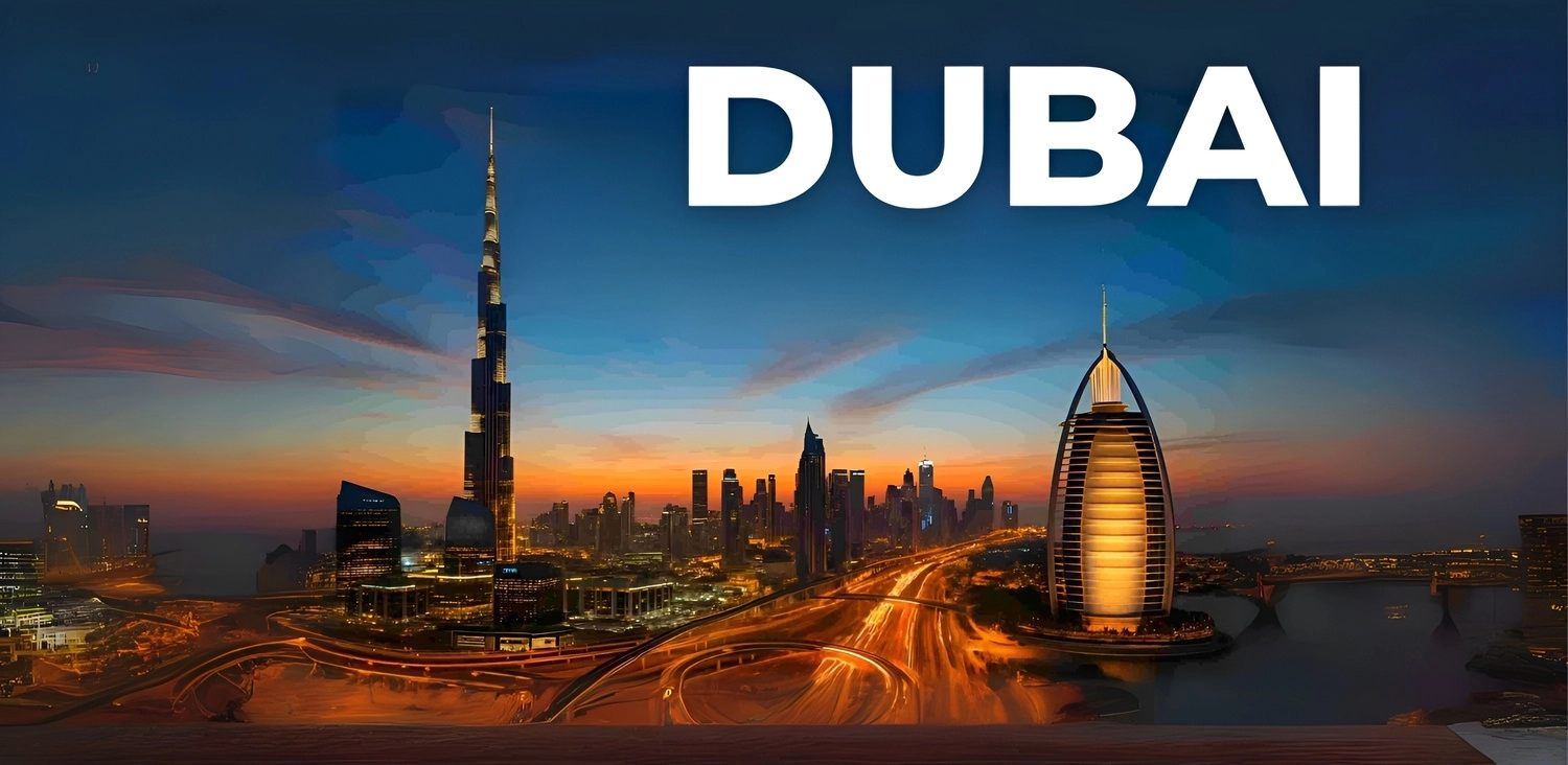 Dubai skyline Burj Khalifa city tour package